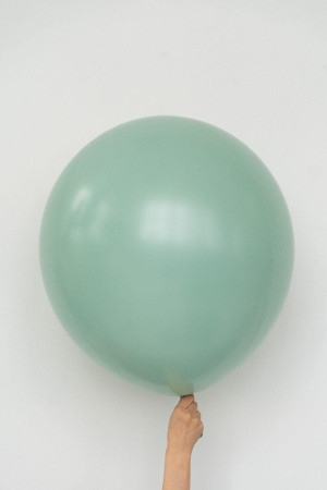 Гелиевый шар серо-зеленый 60 см