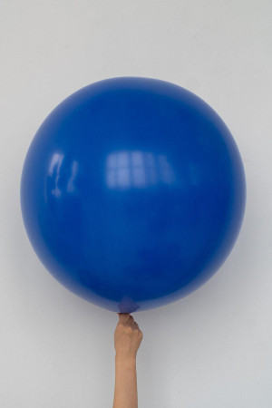 Гелиевый шар синий 60 см