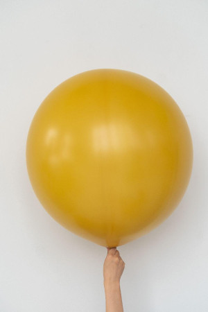 Гелиевый шар горчичный 60 см
