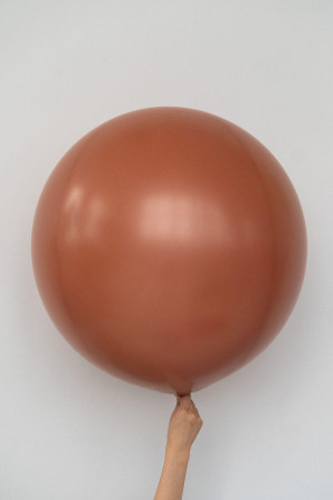 Гелиевый шар терракотовый 60 см